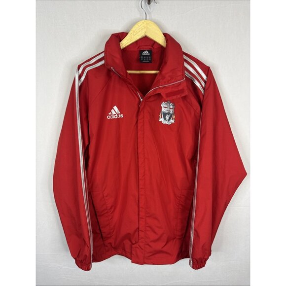 Adidas Liverpool FC Red Track Jacket Men’s Large 2011 Standard Chartered - Picture 1 of 9
